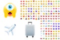 Set of Modern Realistic Emojis