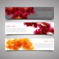 A set of modern vector banners.