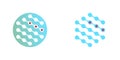 Set of molecular diagnostics icons