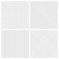 Set of monochrome hatch seamless patterns