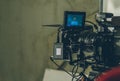 On-set movie camera Royalty Free Stock Photo