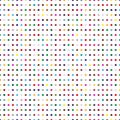 Set of multicolored circles on a white background. Seamless pattern Royalty Free Stock Photo