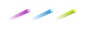 Set of multicolored numbers, 3d illustration, point, punctuation sign