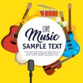 Set musical instruments icons Royalty Free Stock Photo