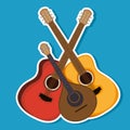 Set musical instruments icons Royalty Free Stock Photo