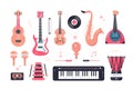 Set of musical instruments