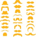 Set of mustaches