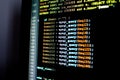 Set of mysql queries in a database management software. Querying Royalty Free Stock Photo