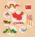 The set of national profile of the china