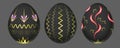 Set of 3 Neon Easter Eggs