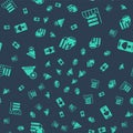 Set Network cloud connection, Server, Data, Web Hosting, Filter setting and Cloud technology data transfer on seamless Royalty Free Stock Photo