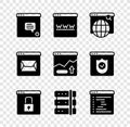 Set New chat messages notification, Browser window, Search engine, Secure your site with HTTPS, SSL, Server, Website and