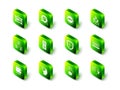 Set NFT Digital crypto art, Binary code, Ethereum exchange, shield, and icon. Vector Royalty Free Stock Photo