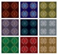 Set of nine patterns