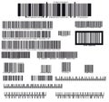 Set of nineteen barcode