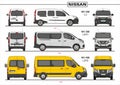 Set of Nissan Passenger Vans and Minivans 2019