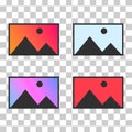 Set of No image vector symbol, missing available icon. No gallery for this moment placeholder