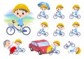 Nursery school boy_city cycle