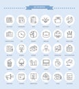 Set of Office Icons