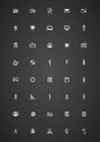 set of office icons. Vector illustration decorative design Royalty Free Stock Photo