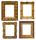 Set of old frames Royalty Free Stock Photo