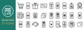 Set Online Shop icons Graphic design vector illustration. can be used for website interfaces, mobile applications and software Royalty Free Stock Photo