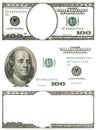 Set of original detail dollars isolated on white background