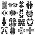 Set of ornaments4 Royalty Free Stock Photo