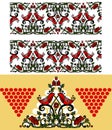 Set or ornates in russian style