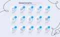 Set of Paint roller, Survey check and Binary code line icons for web app. Pictogram icon. Vector
