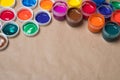 Set of paints for painting. Tubes with acrylic paint Royalty Free Stock Photo