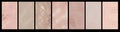 Set of pale pink metallic swank textures - elegancy daintiness graphic templates kit