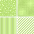 Set of 4 pattern Royalty Free Stock Photo