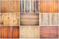 Set of pattern wood texture