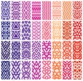 Set of 24 patterns.