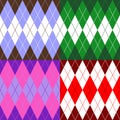 Set of patterns wiyh rhombuses