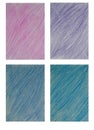 Set of pencil color art background Royalty Free Stock Photo