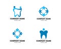 Set of People dental logo