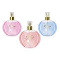 Set of Perfume Glass Bottles isolated on white background. Vector EPS 10 illustration Royalty Free Stock Photo