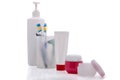 Set personal hygiene products. Royalty Free Stock Photo