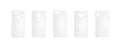 A set of phone covers. Realistic templates for design. Royalty Free Stock Photo