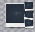 Set of photo frame. Royalty Free Stock Photo