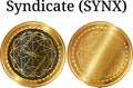Set Of Physical Golden Coin Syndicate (SYNX)