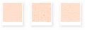 Set of picture cards with natural coral pattern, peach fuzz reaction diffusion ornament