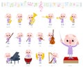 A set of Pig girl on classical music performances