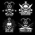 pirate nautical emblems