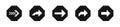 Set of pixel arrows. 8 Bit pixel arrows. Pixel arrows. 8 bit pixel arrows vector illustration. Arrow pixel art