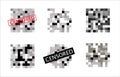 Set of Pixel censored signs. Censor bar concept. Censorship rectangle. Art desing. Royalty Free Stock Photo