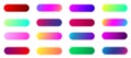 Set of pixelated gradient backgrounds for buttons