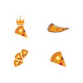 Pizza logo Royalty Free Stock Photo